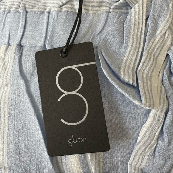 Gibson striped wide leg cropped pants Size 2X - Picture 7 of 9